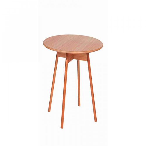 Tavolo contemporaneo - TAK - Butzke - in legno / rotondo / da esterno