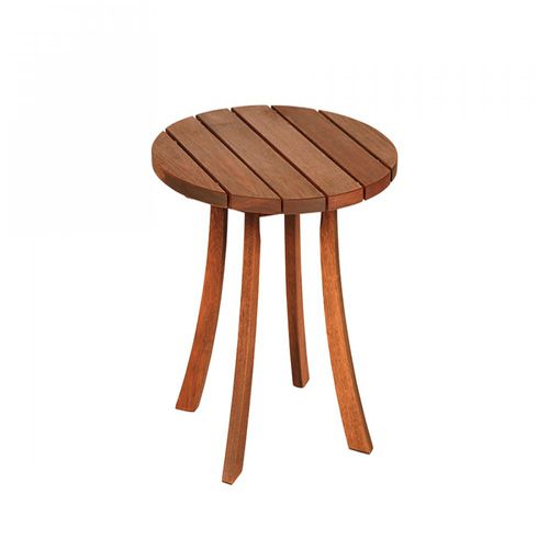 Tavolo d'appoggio contemporaneo - VILA RICA - Butzke - in legno / rotondo / per uso residenziale