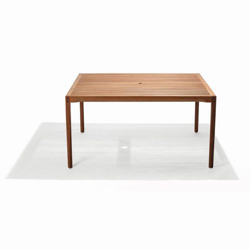 Tavolo contemporaneo - CATARINA - Butzke - in legno / quadrato / da esterno