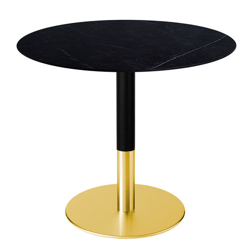 Tavolo contemporaneo - SLIM-BI - Vela Arredamenti - in ghisa / con supporto in ghisa / rettangolare