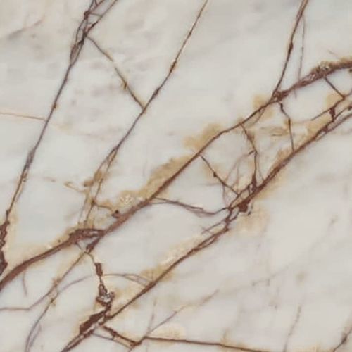 Lastra in pietra naturale in marmo - Afyon White Spider 101 - Efesus Stone - per pavimento / per interni / per esterni