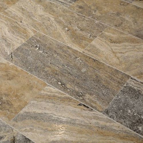 Lastra in pietra naturale in travertino - River 101 - Efesus Stone - per pavimento / per muro / per interni