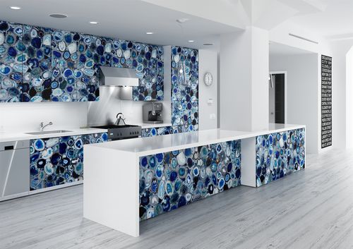 Cucina da esterno - Efesus Stone - moderna / in pietra / con isola
