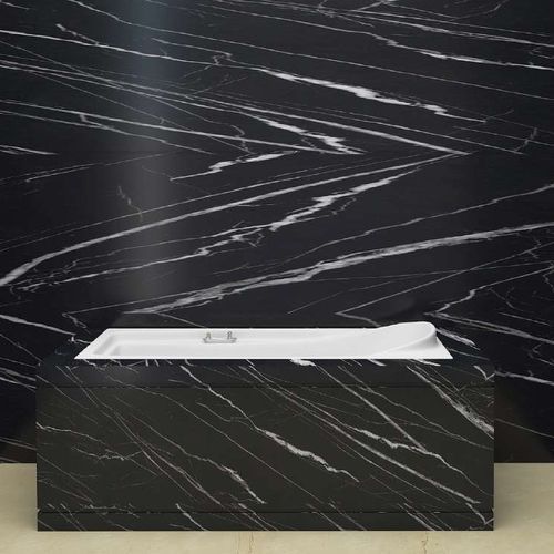 Lastra in pietra naturale in porcellana - Marquina Venato 10001 - Efesus Stone - per interni / per stanza da bagno / per mobile