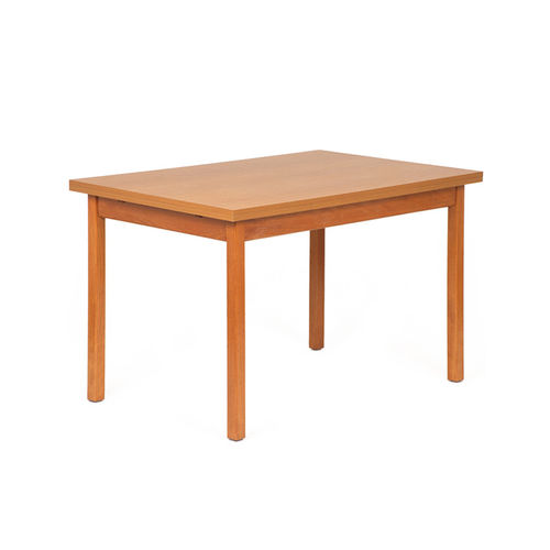 Tavolo contemporaneo - BABU - BALATON BUTOR - in legno / con supporto in legno / rettangolare