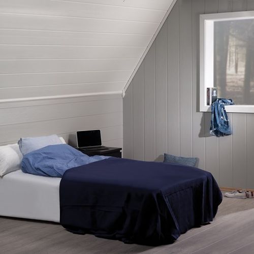 Pannello decorativo da costruzione - NCS S 2502 Y - Huntonit - da parete / per soffitto / ad alta resistenza