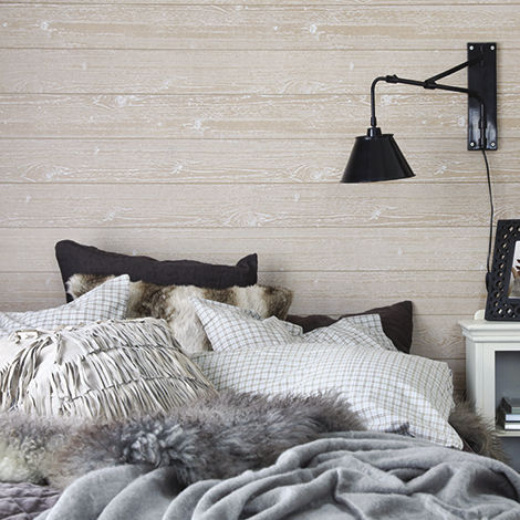 Pannello decorativo in legno - RUSTIKK - Huntonit - per interni / liscio / di lunga durata