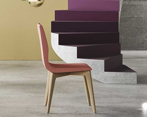 Sedia contemporanea - OPERÀ S - imperial-line - da interno / in tessuto / in rovere