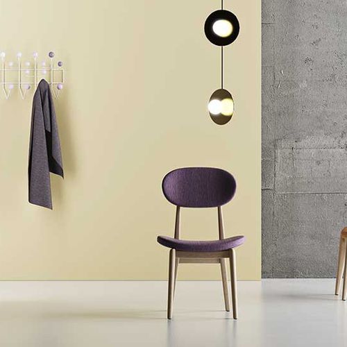Sedia contemporanea - NORDICA S - imperial-line - da interno / in tessuto / in legno massiccio