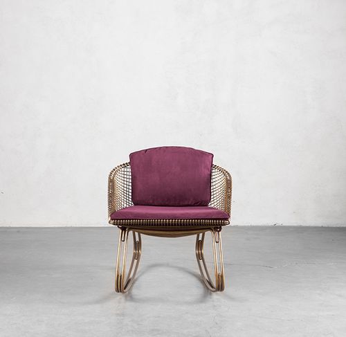 Sedia contemporanea - ZIPPY - industriaedition - da interno / in tessuto / con supporto in acciaio