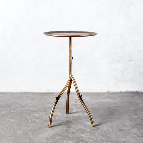 Tavolo d'appoggio design organico - NUVO TWIG - industriaedition - in acciaio / rotondo / per uso residenziale