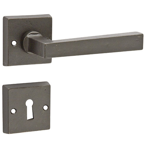 Maniglia per porta - M12-R12 PT2 QUADRA  - Giara - in metallo / in stile