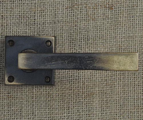 Maniglia per porta - QUADRA : 01221 - Giara - in bronzo / classica / finitura argento