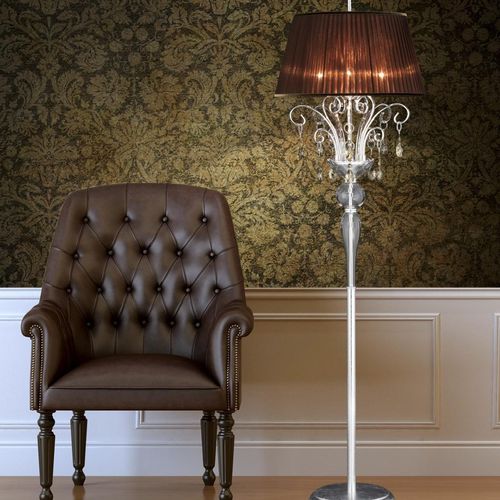 Lampada da terra - CONTESSA - grandoluce - in metallo / in vetro / in oro