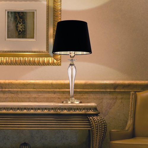 Lampada da tavolo - CONTESSA - grandoluce - in metallo cromato / in cristallo / in cristallo Swarovski®