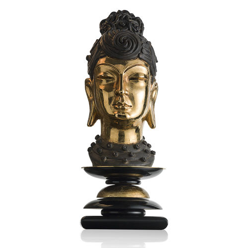 Scultura in legno laccato - A335 - Sigma L2 - in ottone / in oro
