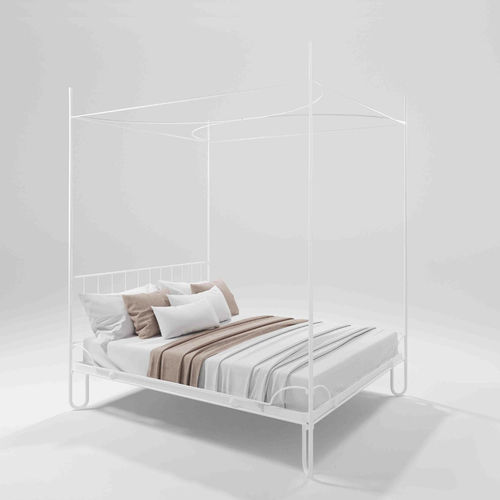 Letto a baldacchino - ARTEMIA - Barel Srl - matrimoniale / contemporaneo / con testiera