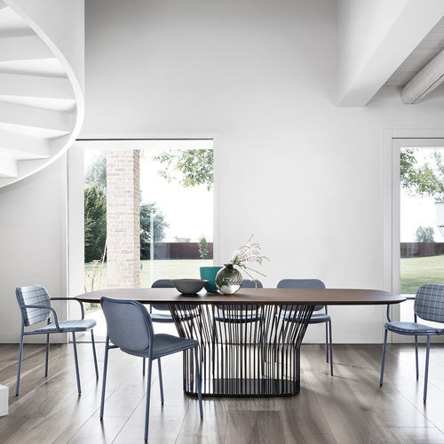 Tavolo da pranzo da esterno - RAY - Traba' - contemporaneo / in rovere / in frassino