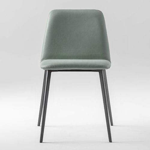 Sedia contemporanea - BARDOT MET 0031 - Traba' - da interno / in velluto / in pelle