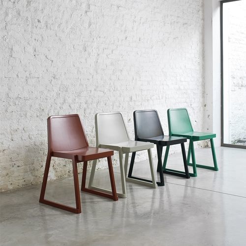 Sedia contemporanea - ROXANNE 040 LE - Traba' - da interno / in faggio / con supporto in faggio