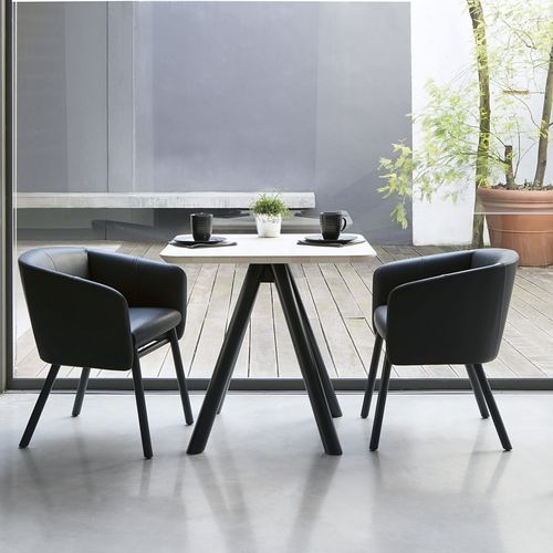 Tavolo contemporaneo - AKY CONTRACT MET 0098-4 - Traba' - in frassino / in faggio / in HPL