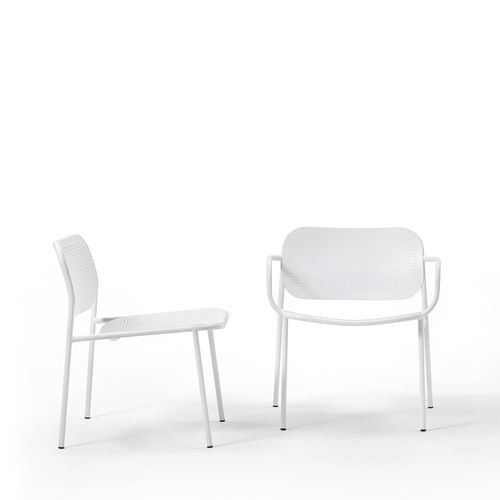 Poltrona contemporanea - METIS DOT 0172  - Traba' - in lamiera forata / in metallo / impilabile