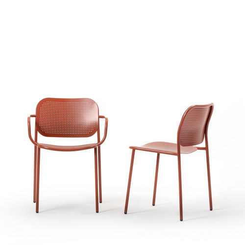 Sedia contemporanea - METIS DOT 0170-0171-CB - Traba' - da interno / da esterno / in lamiera forata