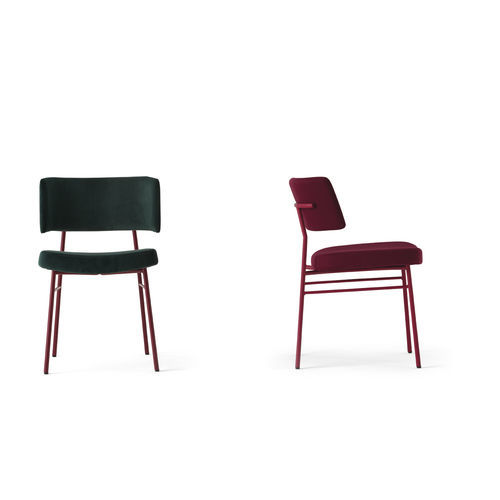 Sedia contemporanea - MARLEN MET 0161-MET-IM - Traba' - da interno / in tessuto / con supporto in metallo verniciato