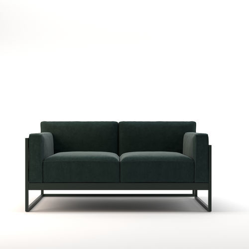 Divano contemporaneo - KIRK 0062 - Traba' - in velluto / verde / colore personalizzabile