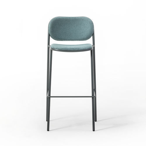 Sedia alta contemporanea - STOOL METIS PAD 0184-IM - Traba' - da interno / in tessuto / in pelle