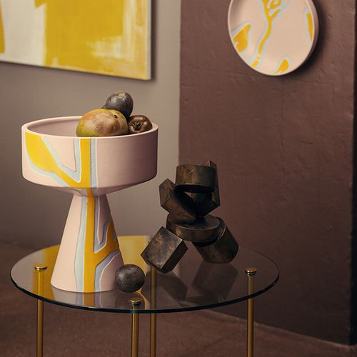 Vaso contemporaneo - FIORA CENTREPIECE - Kahler Design - in ceramica