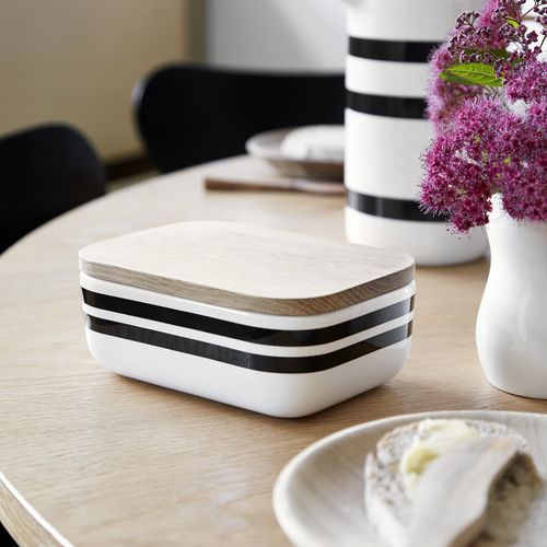 Burriera in legno - OMAGGIO - Kahler Design - in ceramica