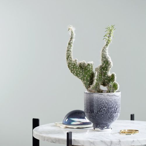 Vaso da giardino in ceramica - UNICO - Kahler Design - rotondo