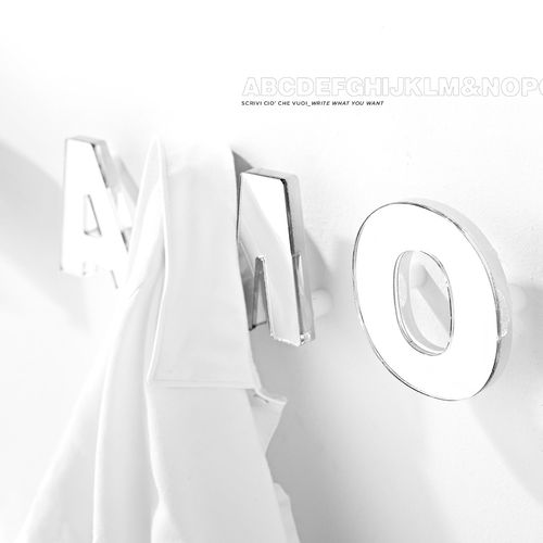 Appendiabiti da parete design originale - SMS - Mogg - in metallo / individuale / multiplo