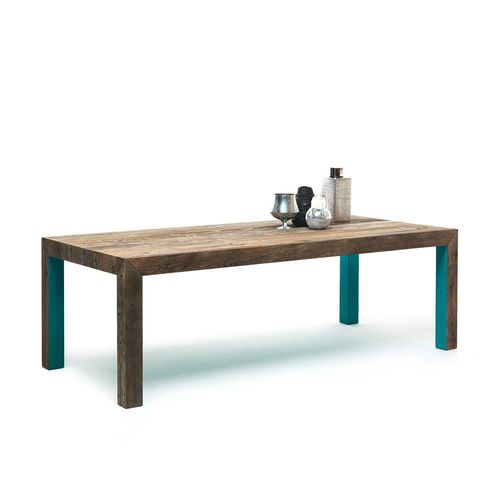Tavolo contemporaneo - ZIO TOM - Mogg - in legno / con supporto in legno / rettangolare
