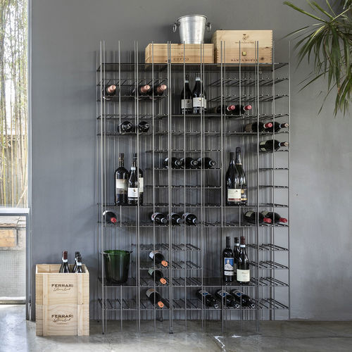 Scaffale per bottiglie di vino - METRICA - Mogg - contemporaneo / in metallo