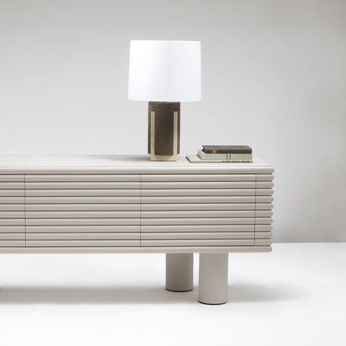 Lampada da tavolo - Giobagnara - in pelle / contemporanea / senza fili