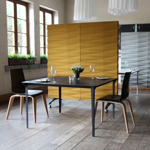 Parete mobile - WALL_1 - vank - a vetrina / in tessuto / professionale
