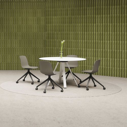 Sedia da ufficio contemporanea - LORIA - vank - da interno / in plastica / con supporto in plastica