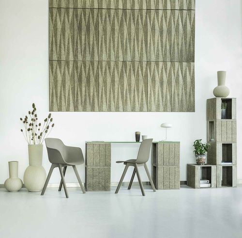 Sedia minimalista - LORIA  - vank - da esterno / da interno / in plastica