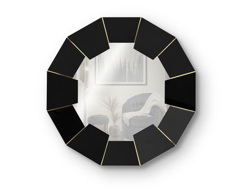 Specchio da bagno a muro - DARIAN BLACK - LUXXU MODERN DESIGN & LIVING - per hotel / per centro estetico / contemporaneo