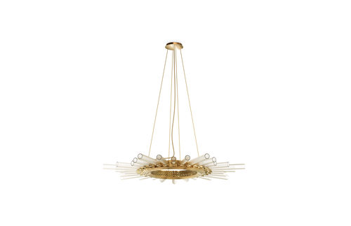 Lampadario contemporaneo - MAJESTIC - LUXXU MODERN DESIGN & LIVING - in cristallo / in ottone