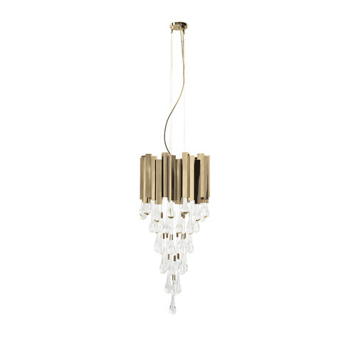 Lampada a sospensione - TRUMP - LUXXU MODERN DESIGN & LIVING - in acciaio / in ottone / in ottone placcato oro