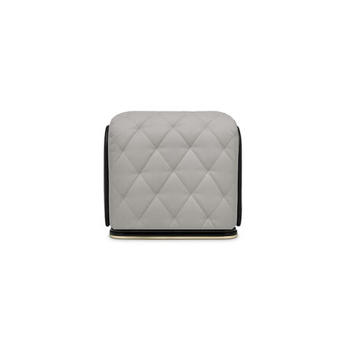Sgabello contemporaneo - CHARLA - LUXXU MODERN DESIGN & LIVING - in velluto / con supporto in legno / con supporto in ottone