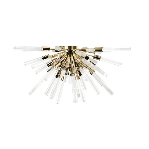 Plafoniera contemporanea - WATERFALL SPUTNIK - LUXXU MODERN DESIGN & LIVING - in cristallo / in ottone / in ottone placcato oro