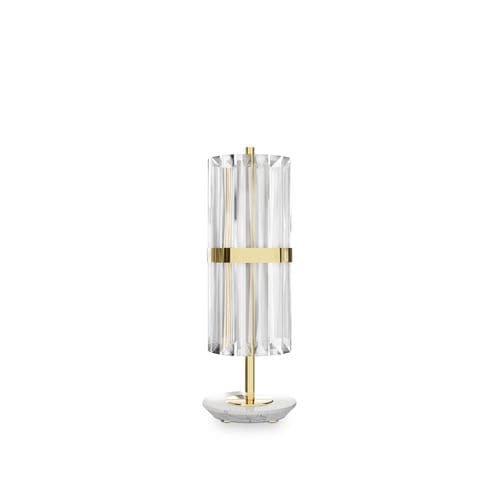 Lampada da tavolo - Liberty Small - LUXXU MODERN DESIGN & LIVING - in ottone lucidato / in cristallo / contemporanea