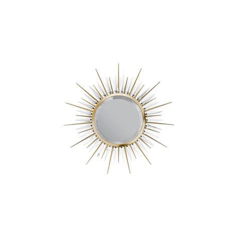 Specchio a muro - EXPLOSION - LUXXU MODERN DESIGN & LIVING - contemporaneo / rotondo / in ottone