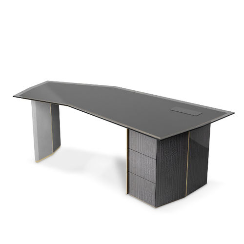 Scrivania da terra - ALGERONE - LUXXU MODERN DESIGN & LIVING - moderna / in legno / in ottone lucidato