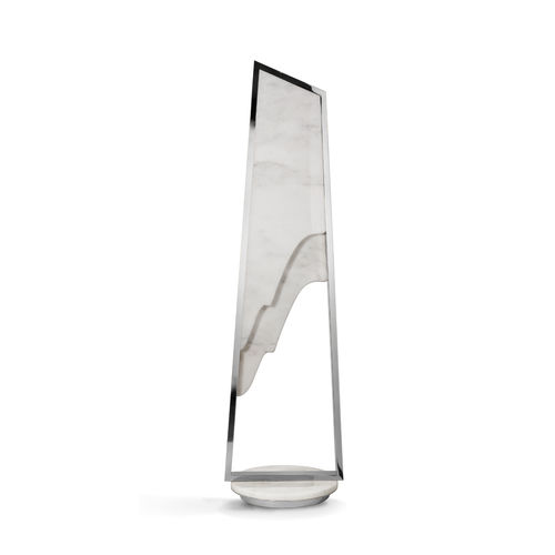 Lampada da terra - MAGNA I - LUXXU MODERN DESIGN & LIVING - in acciaio inossidabile / in marmo / contemporanea