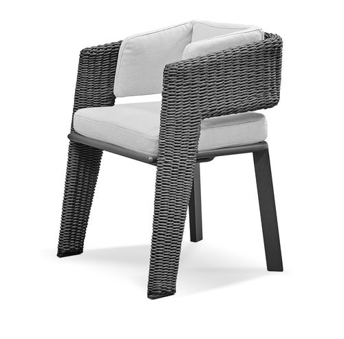 Sedia da pranzo contemporanea - GALEA - LUXXU MODERN DESIGN & LIVING - da esterno / in tessuto / in fibre sintetiche
